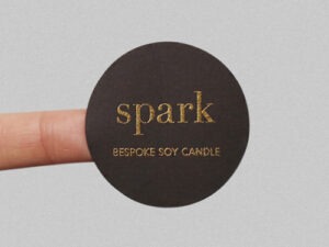 Black Paper Stickers