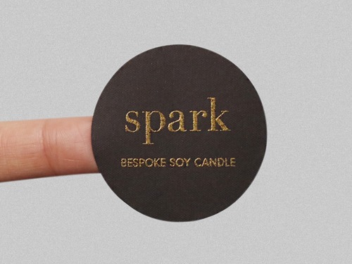 Custom Black Paper Stickers