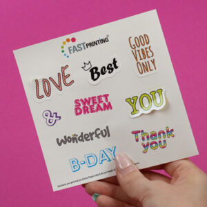 Stickers On Sheet