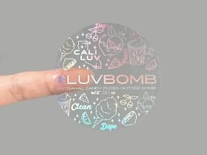 Transparent Clear Vinyl Sticker Printing