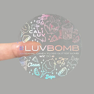 Transparent Clear Vinyl Sticker Printing