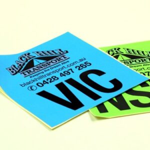 FLUORO PAPER STICKERS