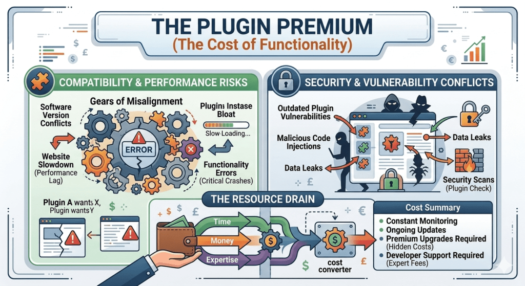 The Plugin Premium (The Cost of Functionality)